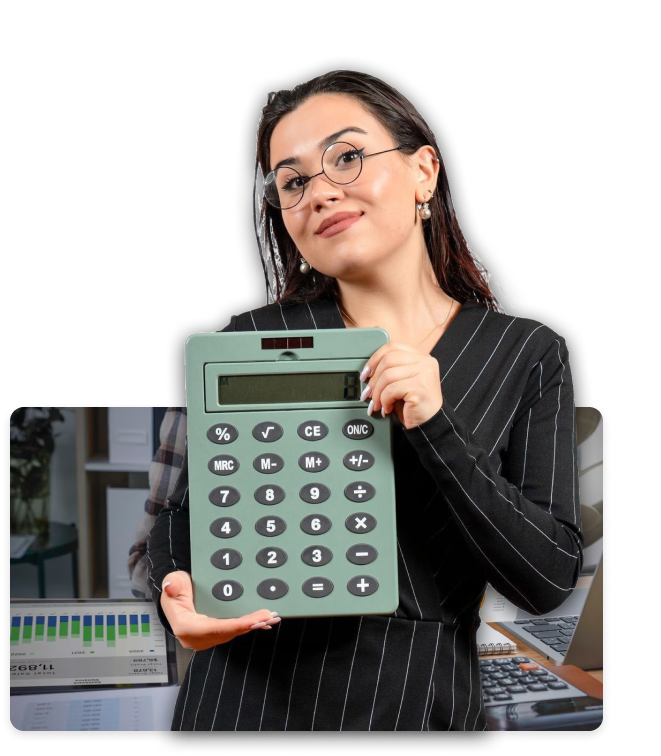 Especialista da Noctua com calculadora
